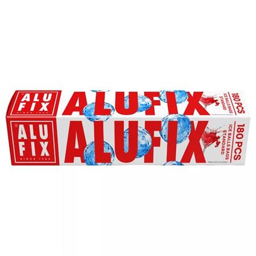 Sáčok na výrobu ľadových guľôčok, so zipsom, 180 ks, ALUFIX