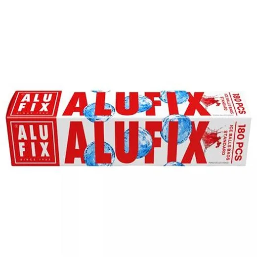 Sáčok na výrobu ľadových guľôčok, so zipsom, 180 ks, ALUFIX
