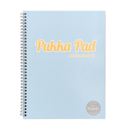 Špirálový zošit, A4, linkovaný, 100 listov, PUKKA PAD "Pastel Jotta Pad", mix farieb