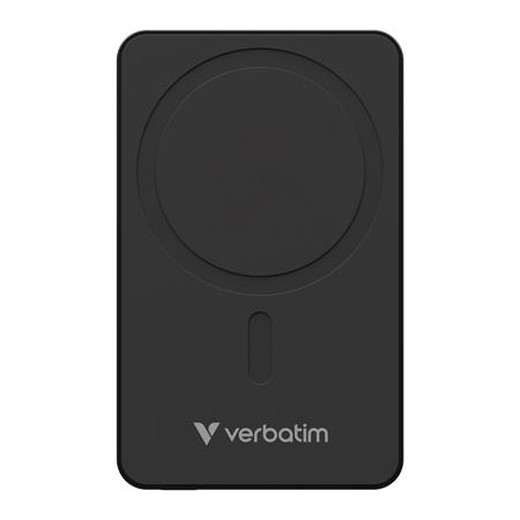 Power banka, externá batéria, bezdrôtová, 10 000 mAh, VERBATIM "Charge n Go Essentials", čierna