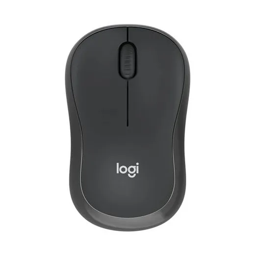 Myš, bezdrôtová, optická, tichá, BT, LOGITECH „M240“, grafitovo sivá