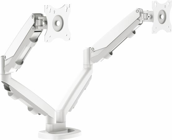 Držiak na monitory pre dva monitory, FELLOWES „Eppa™ Dual“, biely