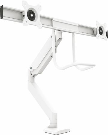 Držiak na monitory pre dva monitory, FELLOWES „Eppa™ Crossbar“, biely