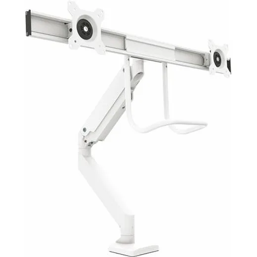 Držiak na monitory pre dva monitory, FELLOWES „Eppa™ Crossbar“, biely