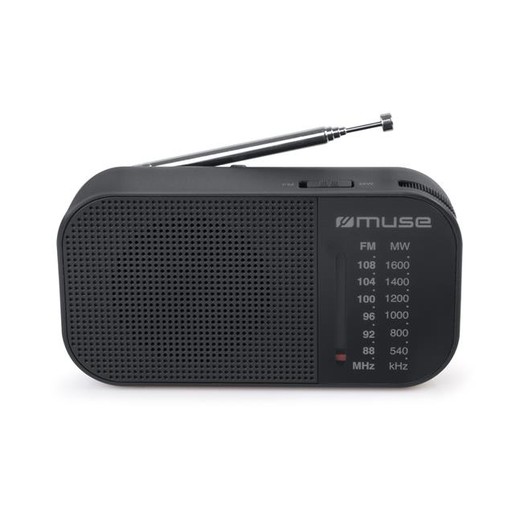 Rádio, prenosné, MUSE, „M-025R“, čierne