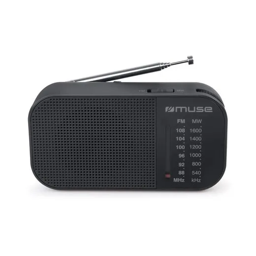 Rádio, prenosné, MUSE, „M-025R“, čierne