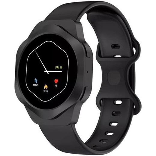 Smart hodinky CANYON "Hexagon 88", čierne