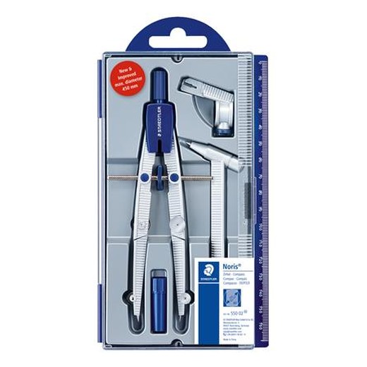 Kružidlo, sada, precízne, 4-kusové, STAEDTLER "Noris 550 02"