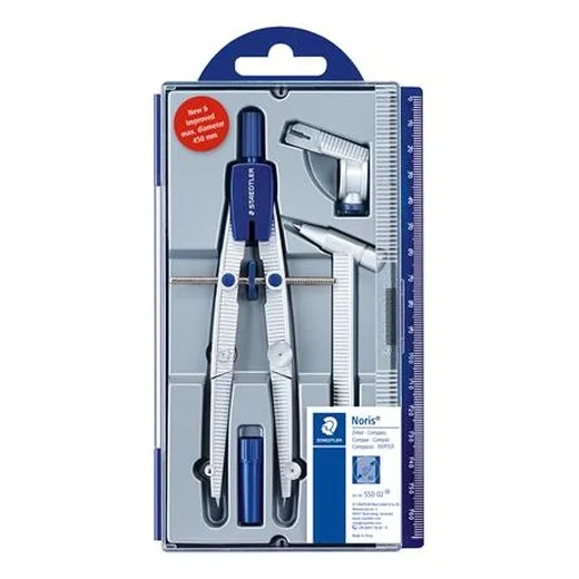 Kružidlo, sada, precízne, 4-kusové, STAEDTLER "Noris 550 02"