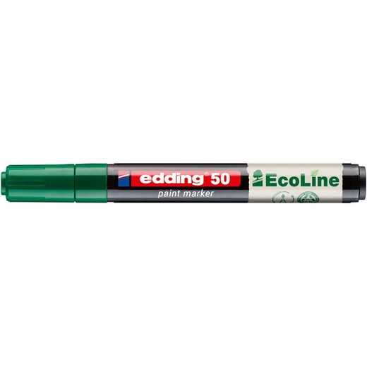 Lakový popisovač, 2-3 mm, EDDING "50", zelený