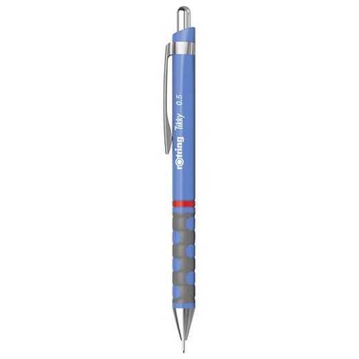 Mikroceruzka, 0,5 mm, ROTRING "Tikky", dúhovomodrá