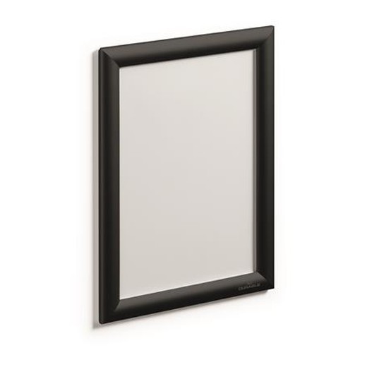 Tabuľa na plagáty, nástenná, A4, hliníkový rám, DURABLE, čierna