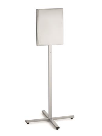 Podlahový stojan, vonkajší, A3, DURABLE „INFO STAND“, antracitovo sivý