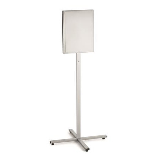 Podlahový stojan, vonkajší, A3, DURABLE „INFO STAND“, antracitovo sivý