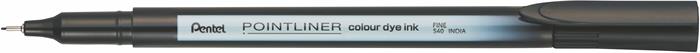 Liner, 0,4 mm, PENTEL "Pointliner", čierny