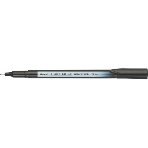 Liner, 0,4 mm, PENTEL "Pointliner", čierny