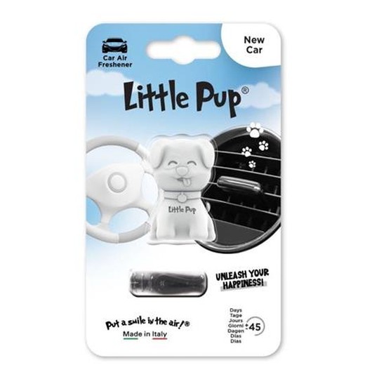 Osviežovač vzduchu do auta, LITTLE PUP "New Car", biely