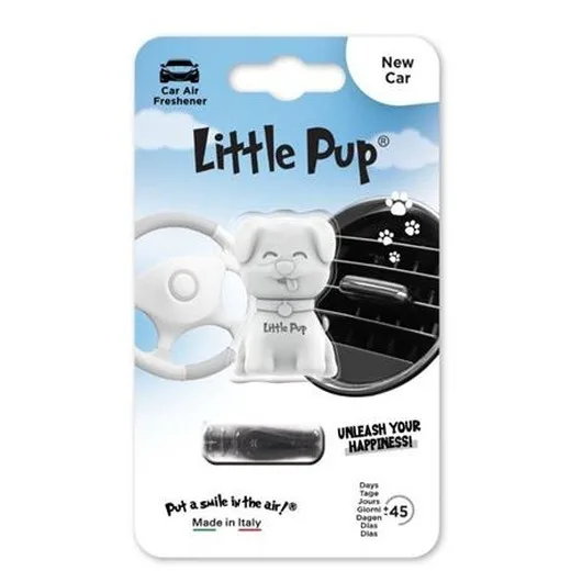 Osviežovač vzduchu do auta, LITTLE PUP "New Car", biely