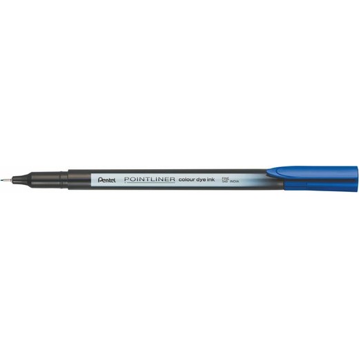 Liner, 0,4 mm, PENTEL "Pointliner", tmavomodrý