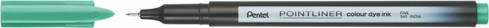 Liner, 0,4 mm, PENTEL "Pointliner", morský zelený