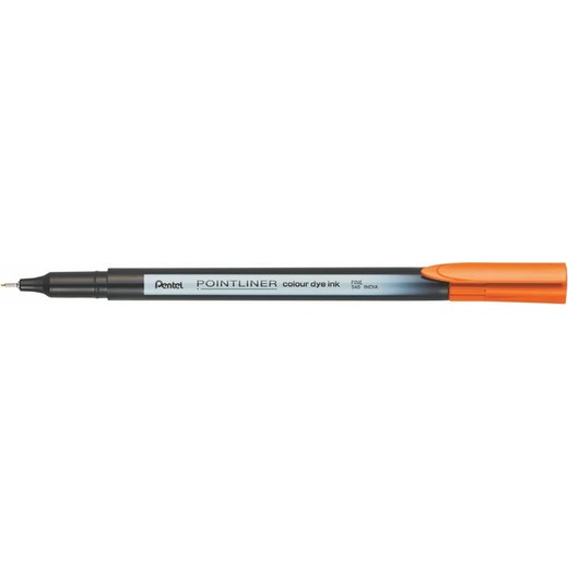 Liner, 0,4 mm, PENTEL "Pointliner", oranžový