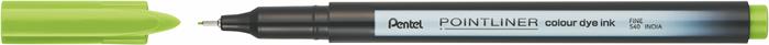 Liner, 0,4 mm, PENTEL "Pointliner", jablkovo zelený