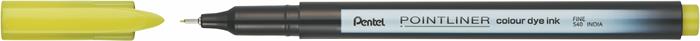 Liner, 0,4 mm, PENTEL "Pointliner", limetkovo zelený