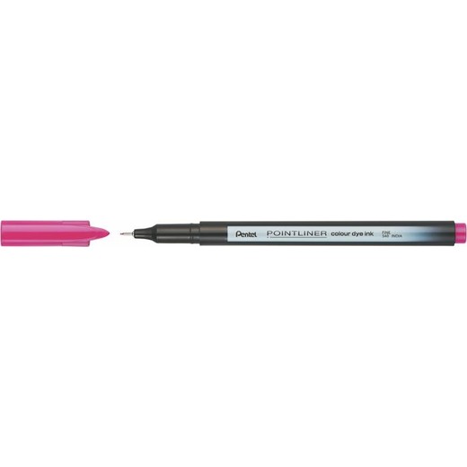Liner, 0,4 mm, PENTEL "Pointliner", ružový