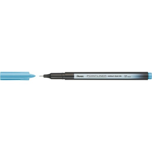 Liner, 0,4 mm, PENTEL "Pointliner", morský modrý