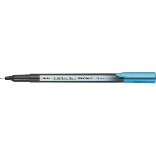 Liner, 0,4 mm, PENTEL "Pointliner", tyrkysový