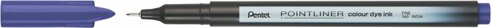 Liner, 0,4 mm, PENTEL "Pointliner", tmavofialový