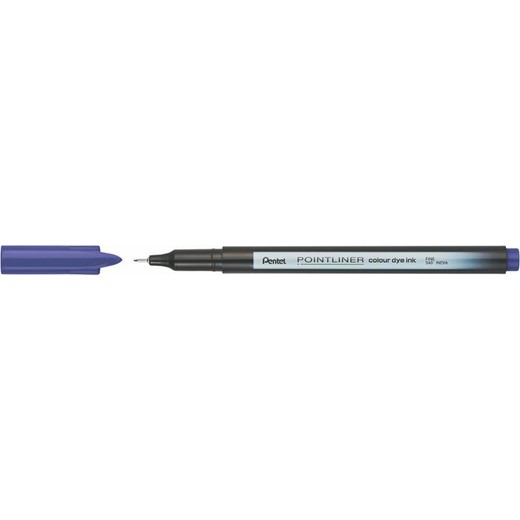 Liner, 0,4 mm, PENTEL "Pointliner", tmavofialový
