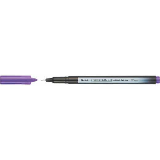 Liner, 0,4 mm, PENTEL "Pointliner", fialkový