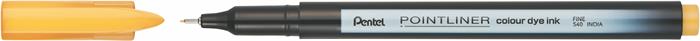 Liner, 0,4 mm, PENTEL "Pointliner", okrový