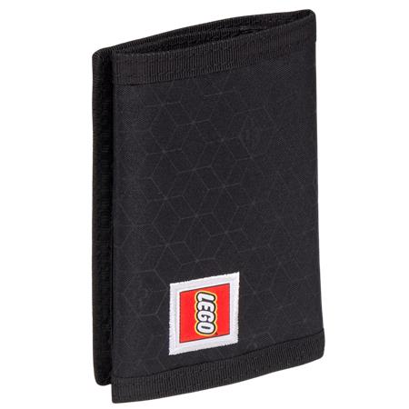 Peňaženka, na suchý zips, LEGO "Bricks",  čierna, vzorovaná