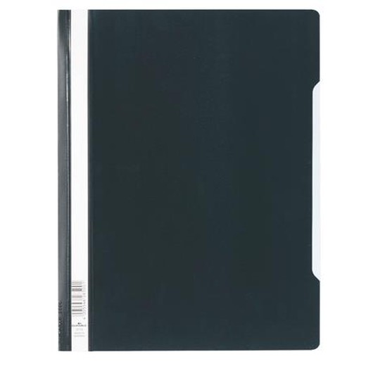 Rýchloviazač, PP, A4+, DURABLE, čierny