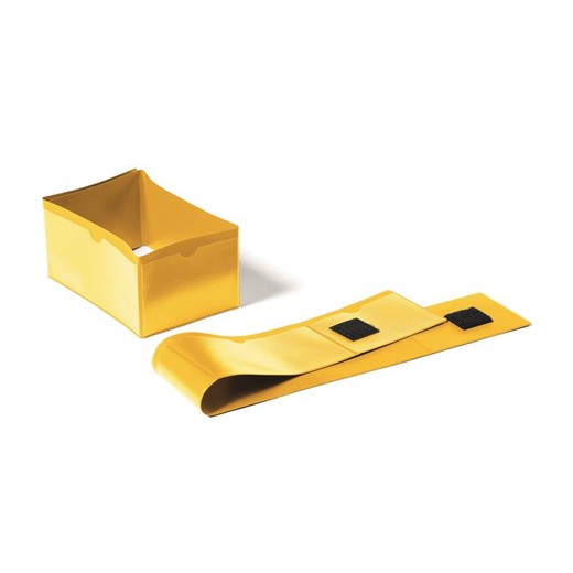 Vrecko na etikety, na palety, 140x65 mm / 90x65 mm, DURABLE , žlté