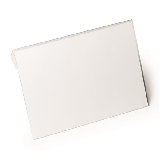 Logistické vrecko, skladacie, A5, hotizontálne, DURABLE "HARD COVER", priehľadné