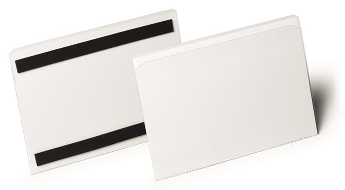 Logistické vrecko, magnetické, A5, hotizontálne, DURABLE "HARD COVER", priehľadné
