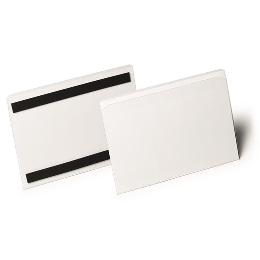 Logistické vrecko, magnetické, A5, hotizontálne, DURABLE "HARD COVER", priehľadné
