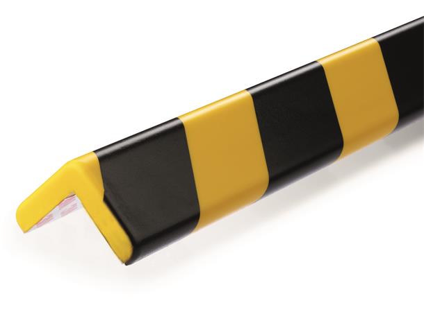 Ochranný profil na rohy, DURABLE "C35", žltý-čierny