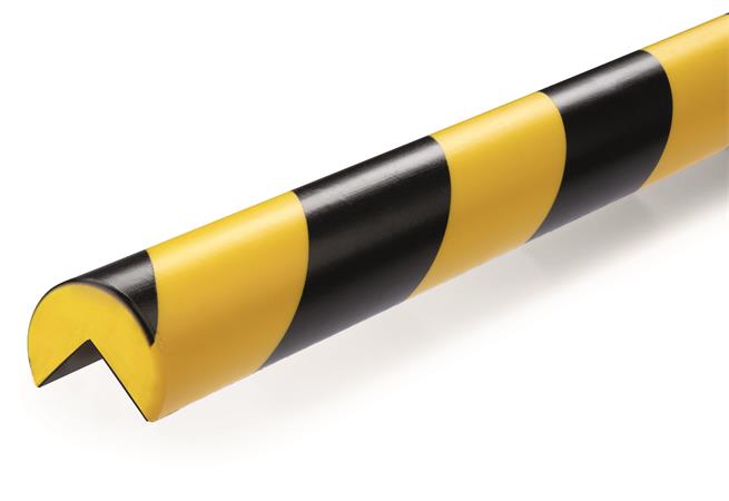 Ochranný profil na hrany, magnetický, DURABLE "C25R", žltý-čierny