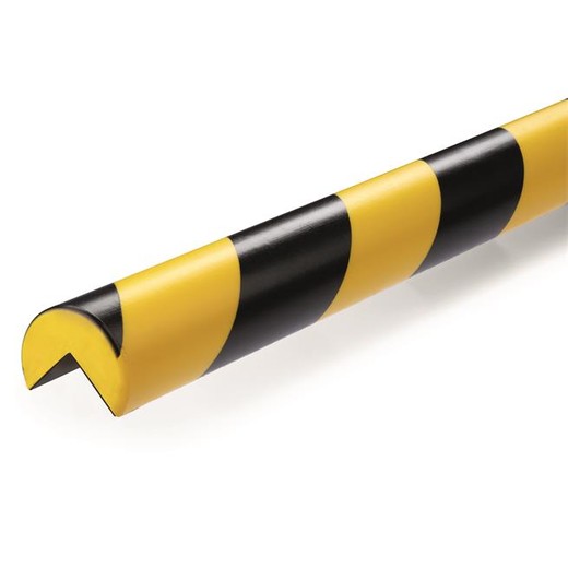 Ochranný profil na hrany, magnetický, DURABLE "C25R", žltý-čierny