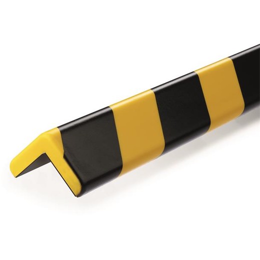 Ochranný profil na hrany, magnetický, DURABLE "C35", žltý-čierny