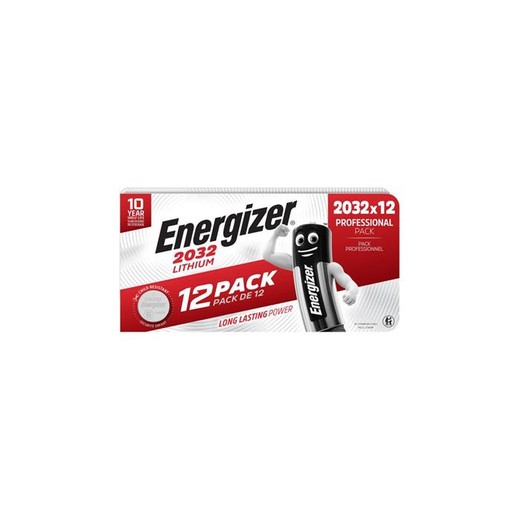 Gombíková batéria, CR2032, 12 ks, ENERGIZER