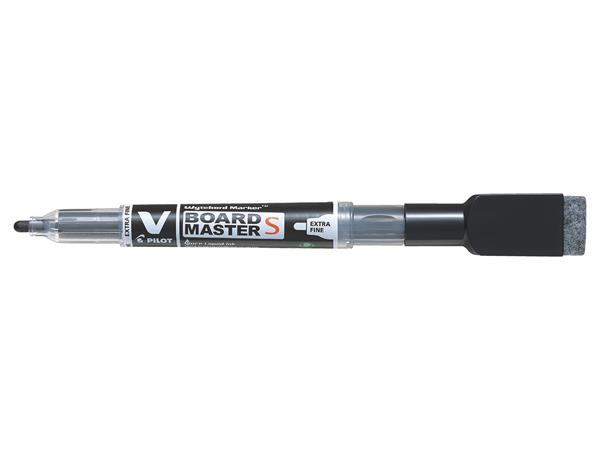 Popisovač na tabule, s hubkou 1,3 mm, EF, kuželový hrot, PILOT "V-Board Master S", čierny