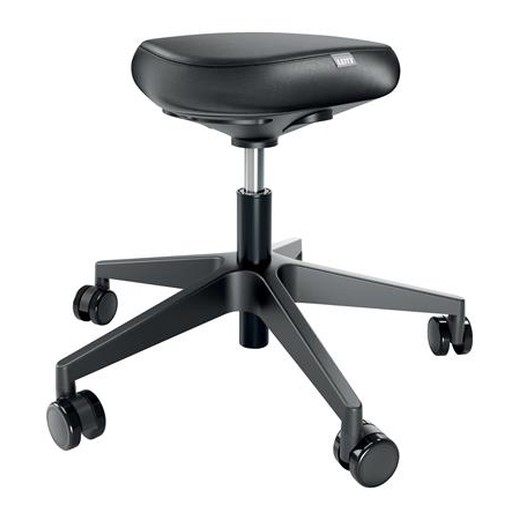 Pracovná stolička, s kolieskami, ergonomická, LEITZ "Ergo Comfort Active", tmavosivá