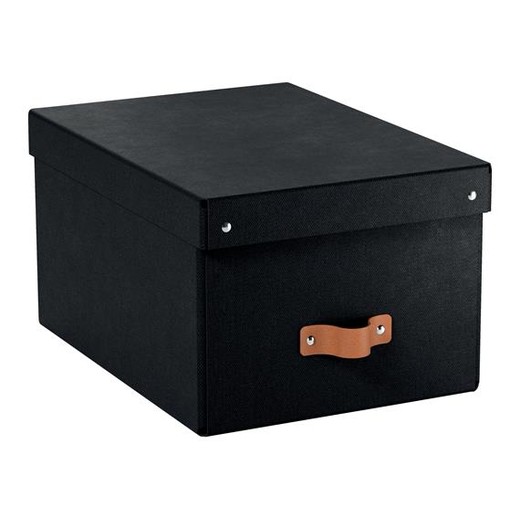 Úložný box, veľkosť M, LEITZ "Puro", čierny