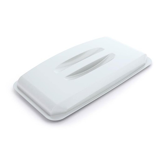 Poklop pre 60 l odpadkový kôš, plast, DURABLE "Durabin®", biely