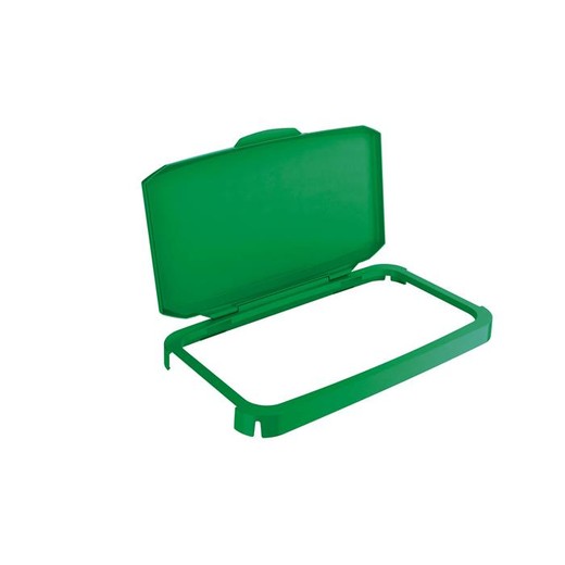 Výklopné veko pre 60 l odpadkový kôš, plast, DURABLE "Durabin®", zelené
